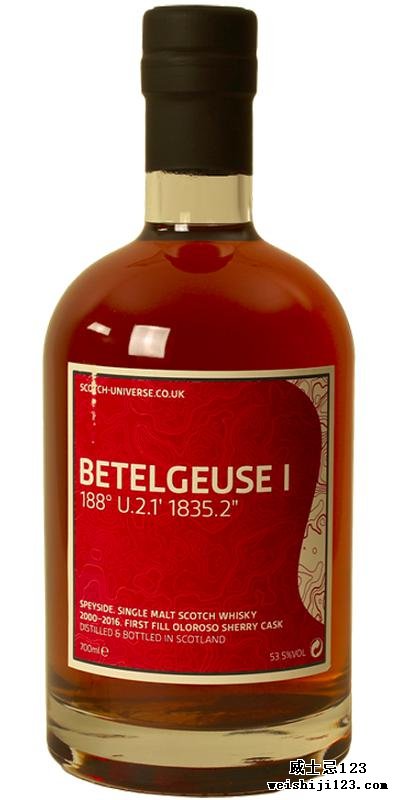 Scotch Universe Betelgeuse 1 - 188° U.2.1' 1835.2"