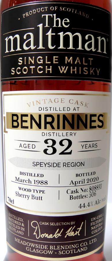 Benrinnes 1988 MBl