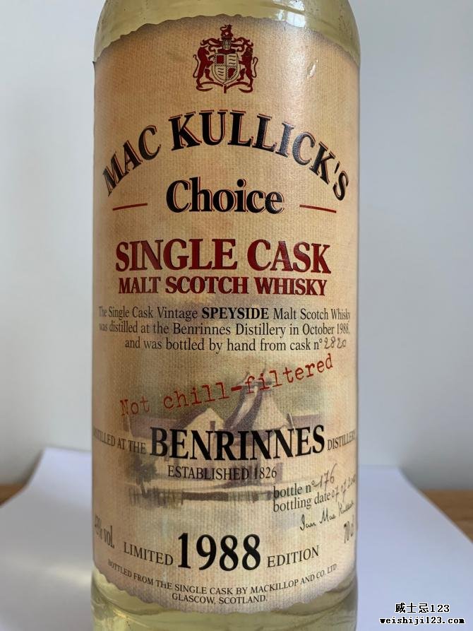 Benrinnes 1988 McC