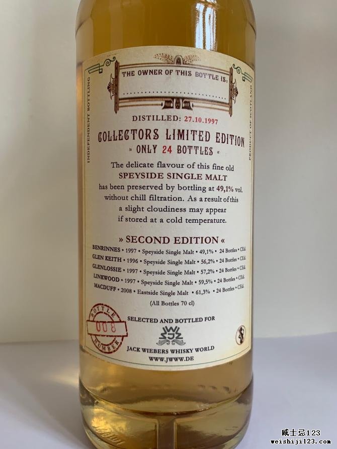 Benrinnes 1997 JW