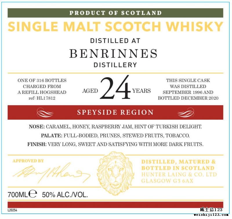 Benrinnes 1996 HL