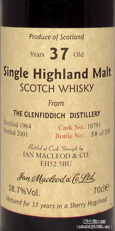 Glenfiddich 1964 IM