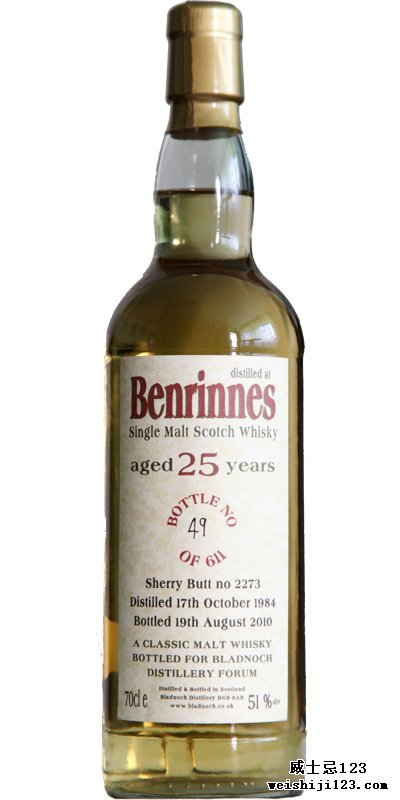 Benrinnes 1984 BF