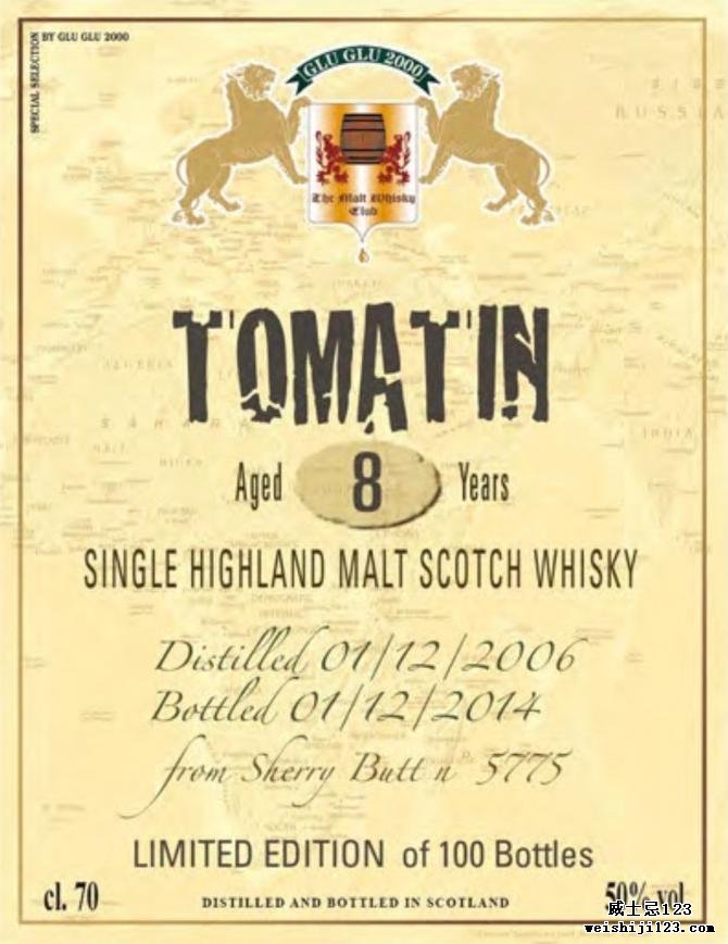 Tomatin 2006 HSC