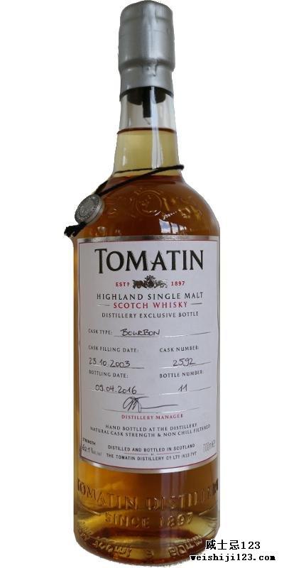 Tomatin 2003