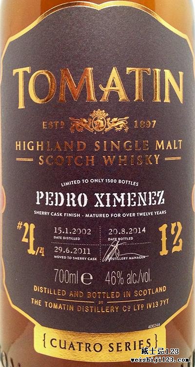 Tomatin 2002