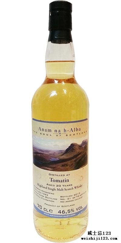 Tomatin 1993 ANHA