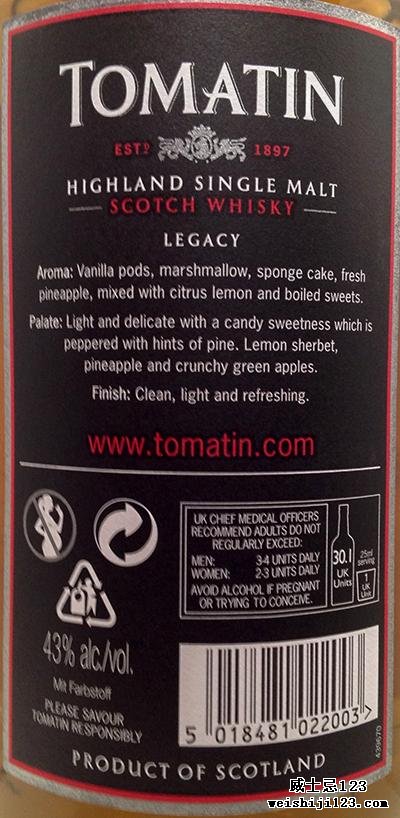 Tomatin Legacy