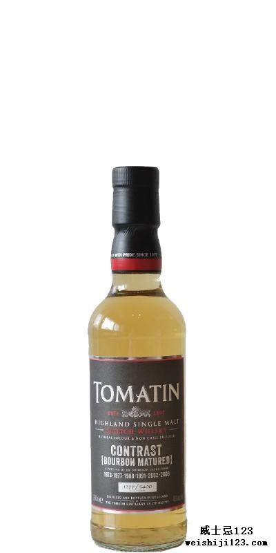 Tomatin Contrast (Bourbon Matured)