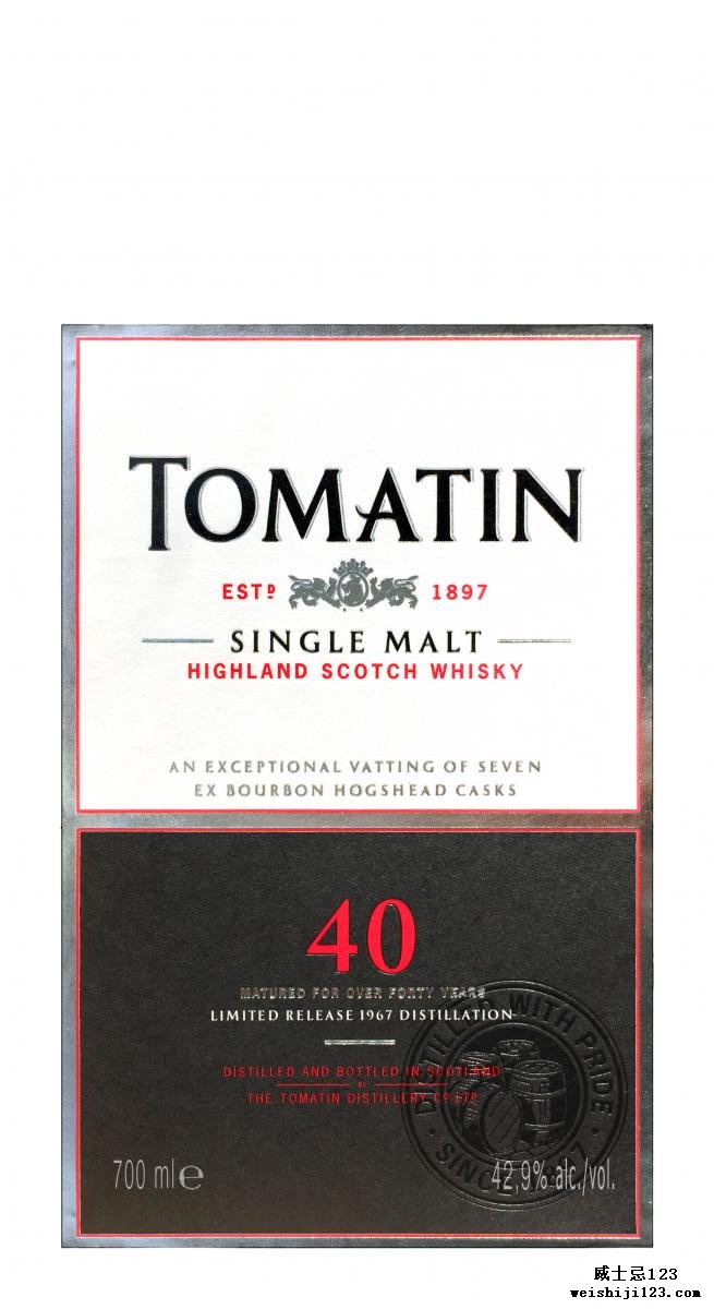 Tomatin 40-year-old