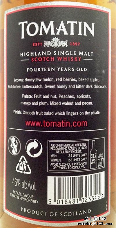 Tomatin 14-year-old