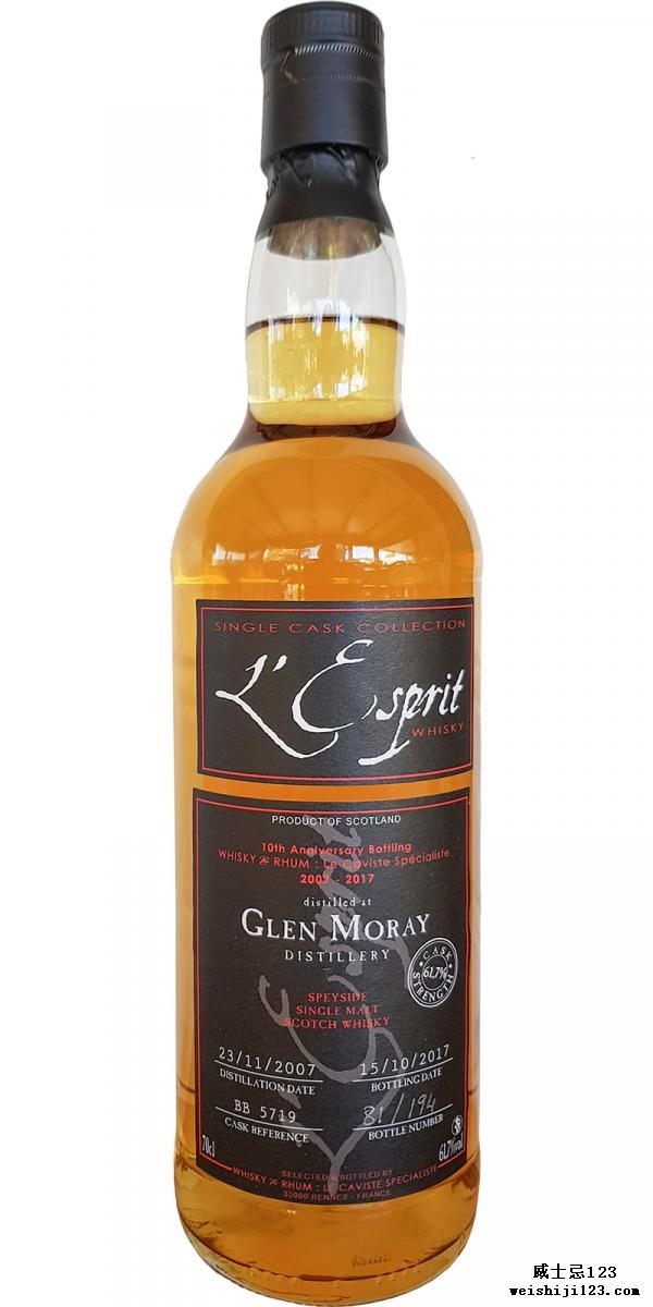 Glen Moray 2007 WRh