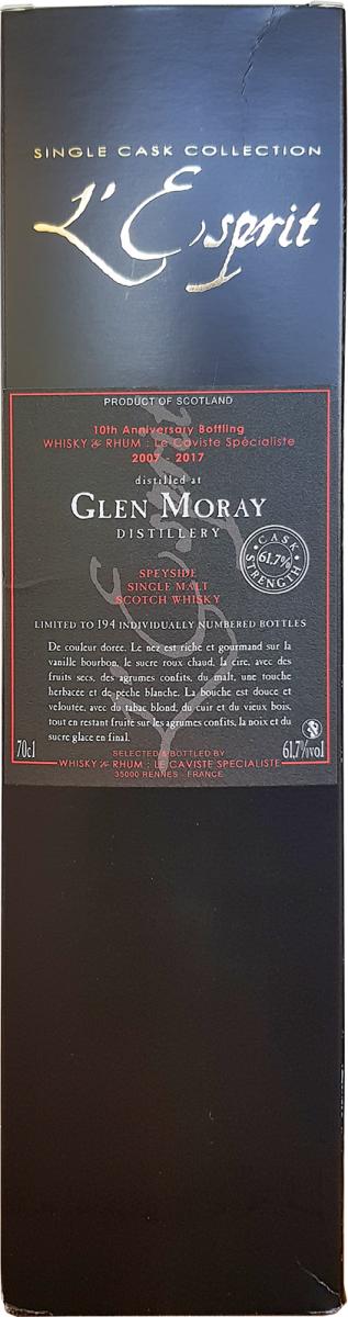 Glen Moray 2007 WRh