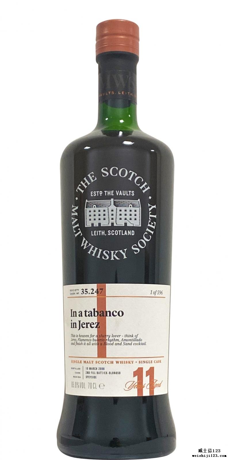 Glen Moray 2008 SMWS 35.247