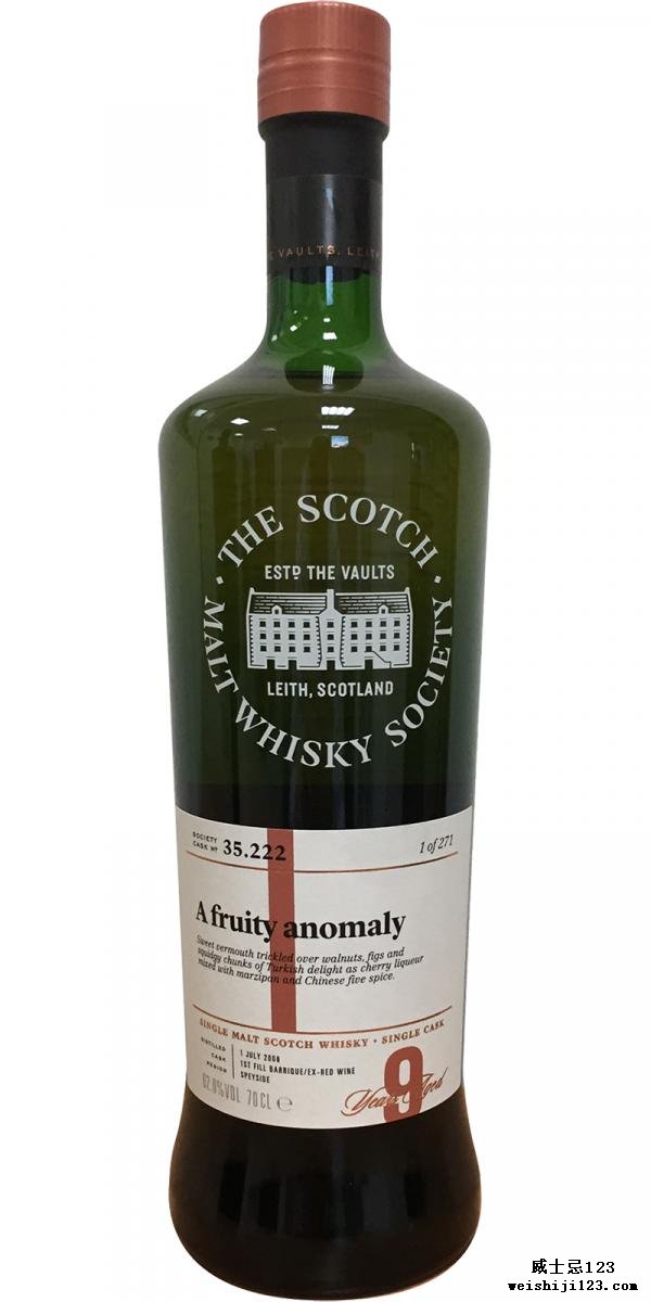 Glen Moray 2008 SMWS 35.222