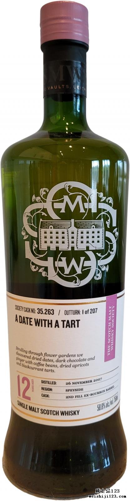 Glen Moray 2007 SMWS 35.263