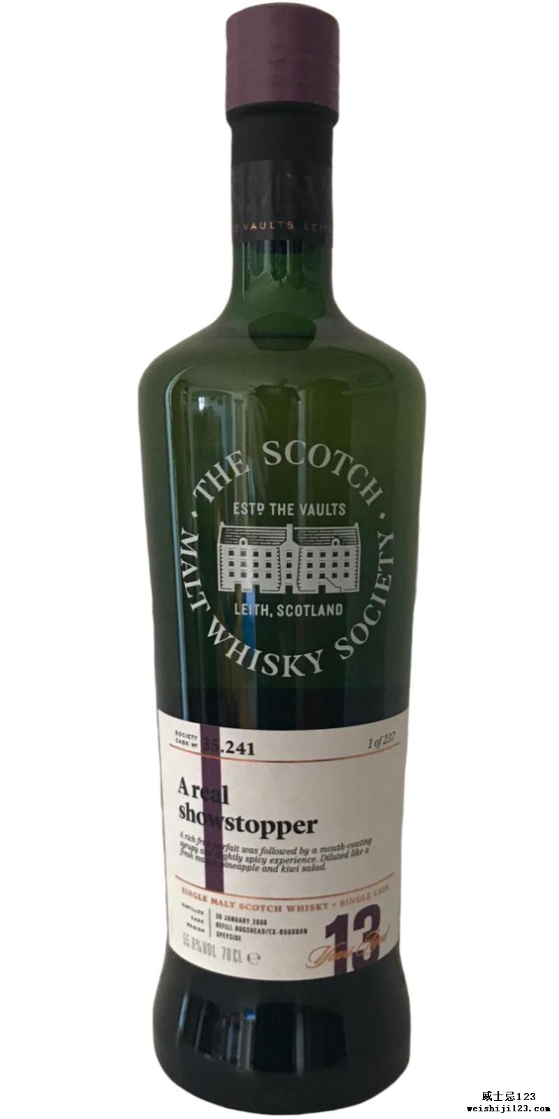 Glen Moray 2006 SMWS 35.241