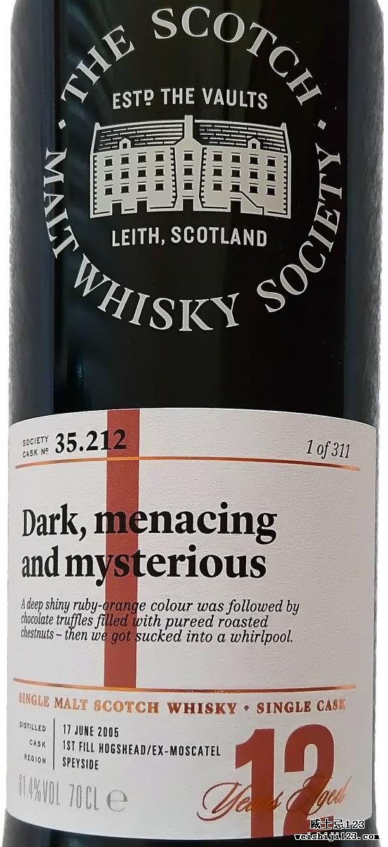 Glen Moray 2005 SMWS 35.212