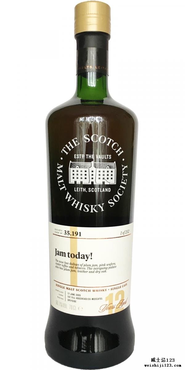 Glen Moray 2005 SMWS 35.191