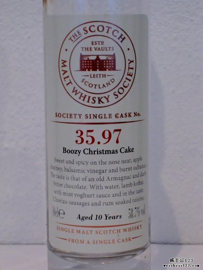 Glen Moray 2003 SMWS 35.97