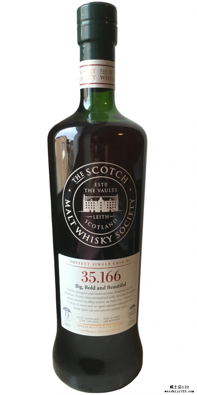 Glen Moray 2003 SMWS 35.166