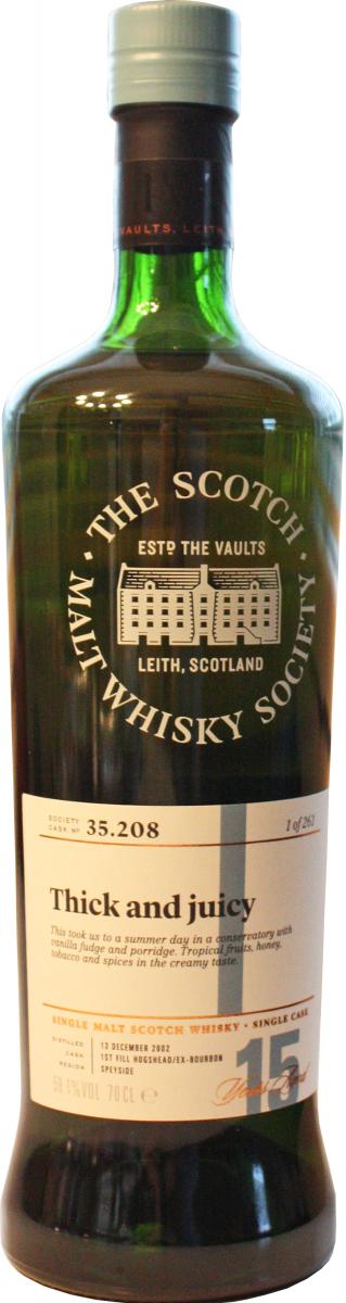 Glen Moray 2002 SMWS 35.208