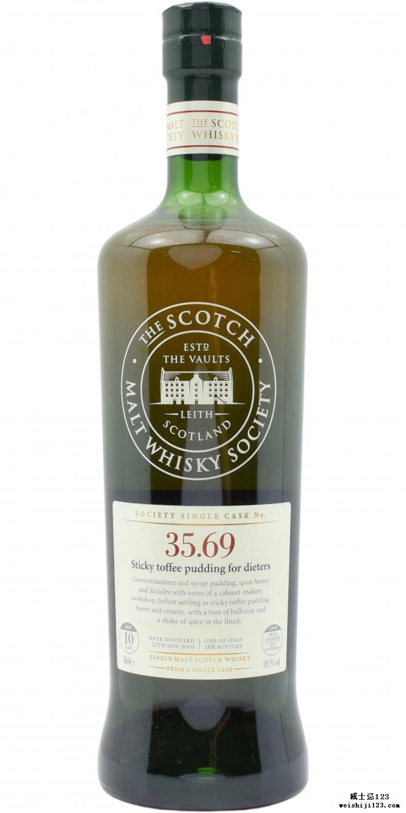 Glen Moray 2001 SMWS 35.69