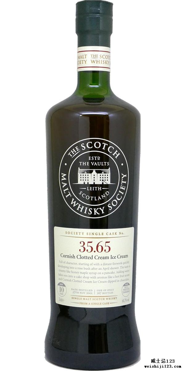 Glen Moray 2001 SMWS 35.65