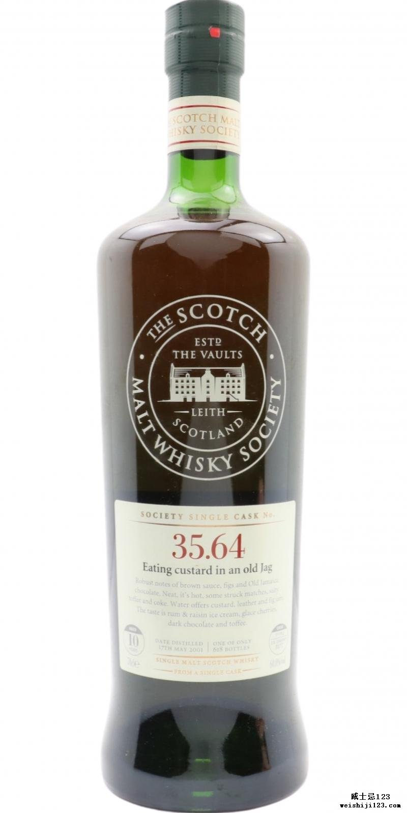 Glen Moray 2001 SMWS 35.64