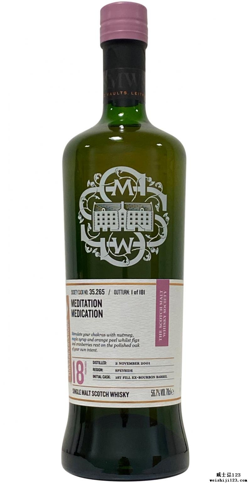 Glen Moray 2001 SMWS 35.265