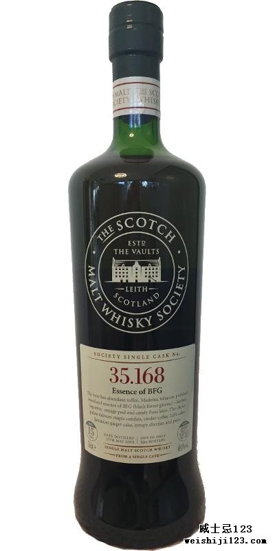 Glen Moray 2001 SMWS 35.168