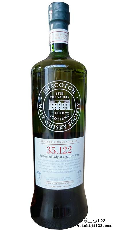 Glen Moray 2001 SMWS 35.122