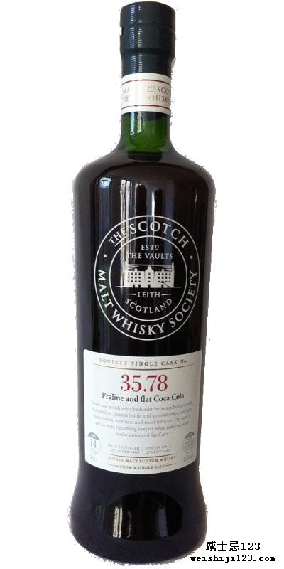 Glen Moray 1998 SMWS 35.78