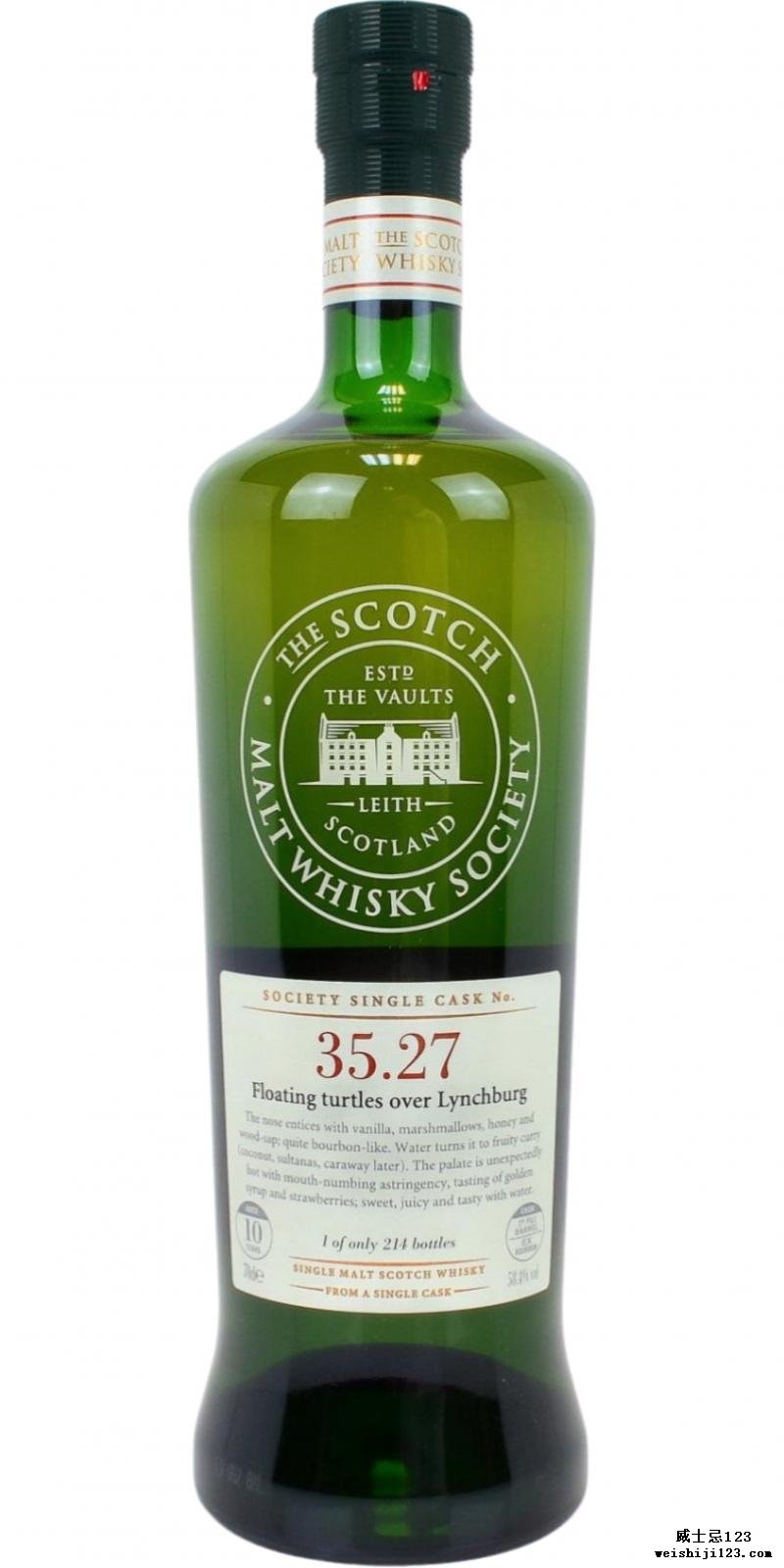 Glen Moray 1998 SMWS 35.27