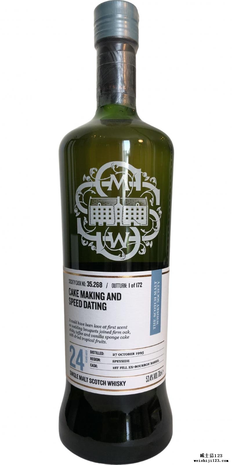 Glen Moray 1995 SMWS 35.268