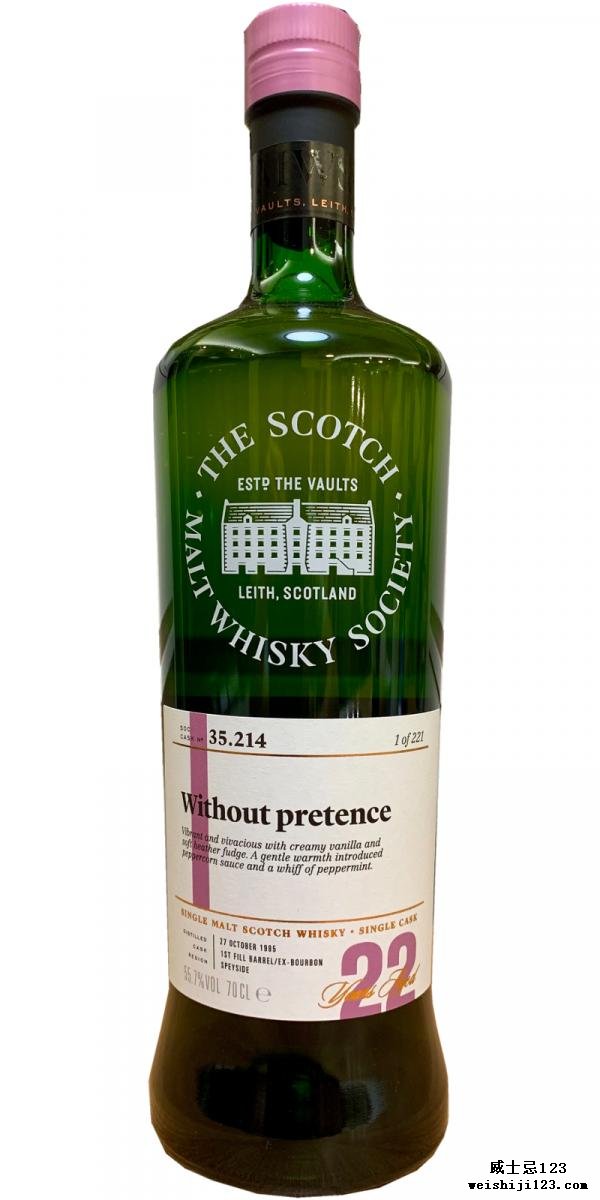 Glen Moray 1995 SMWS 35.214