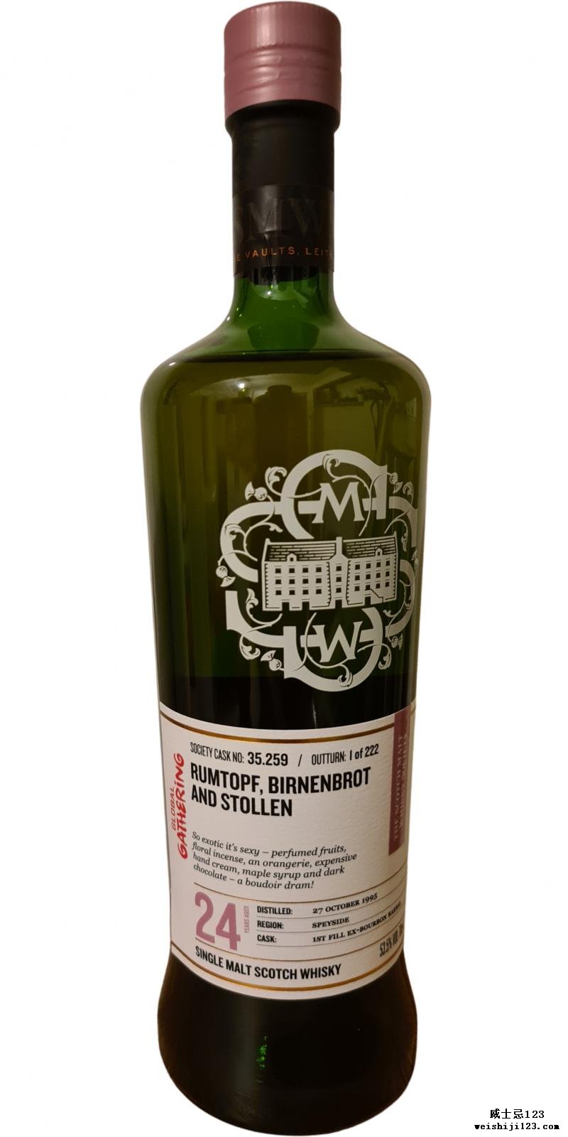 Glen Moray 1995 SMWS 35.259