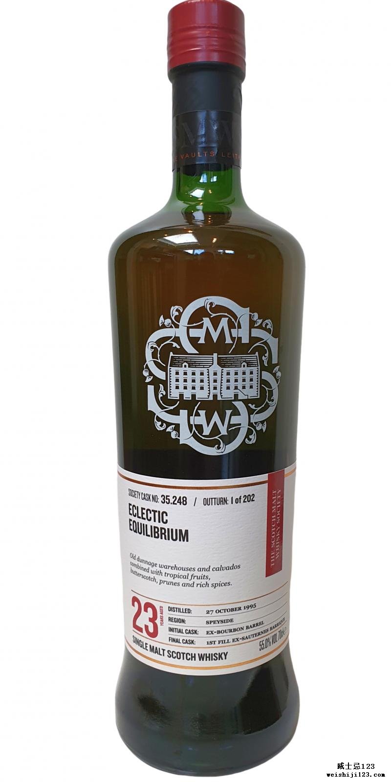 Glen Moray 1995 SMWS 35.248