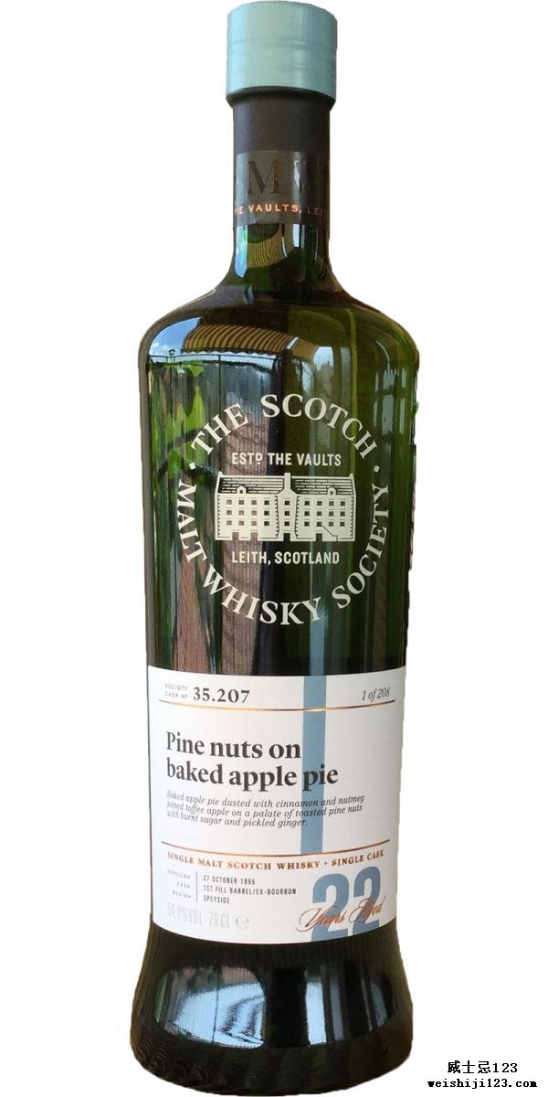 Glen Moray 1995 SMWS 35.207