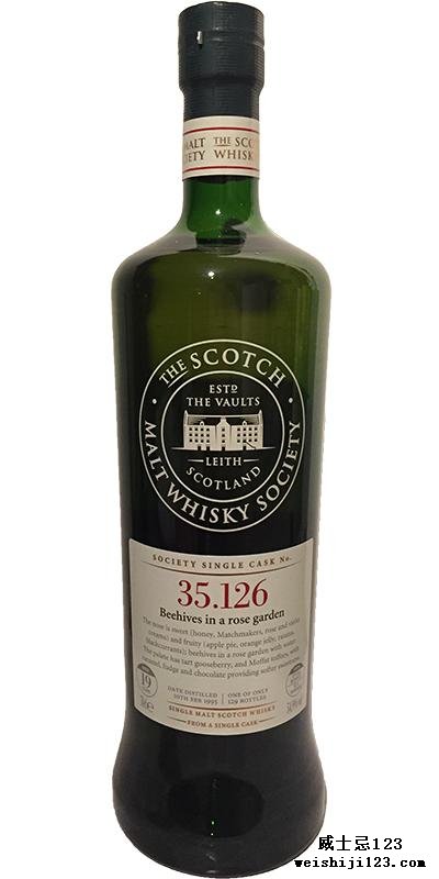 Glen Moray 1995 SMWS 35.126