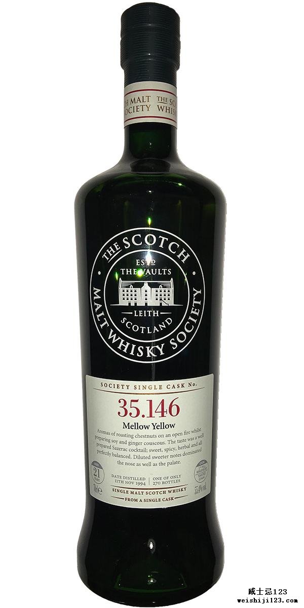 Glen Moray 1994 SMWS 35.146