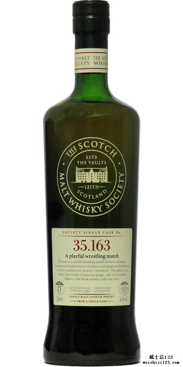 Glen Moray 1994 SMWS 35.163