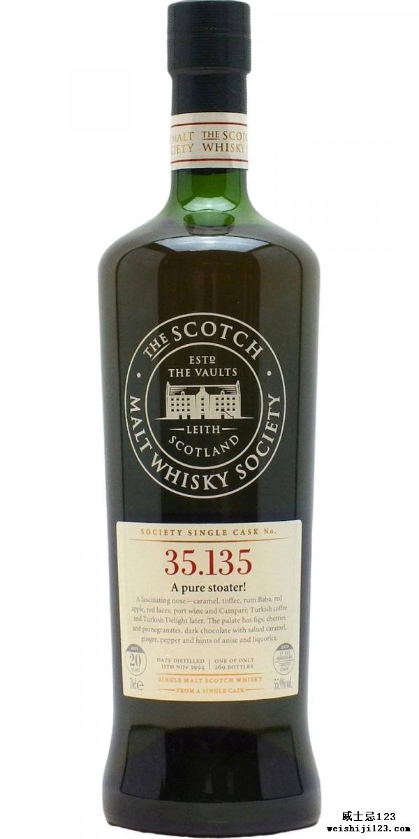 Glen Moray 1994 SMWS 35.135