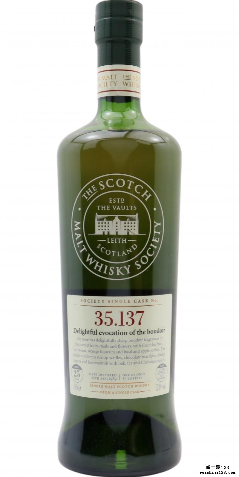 Glen Moray 1989 SMWS 35.137