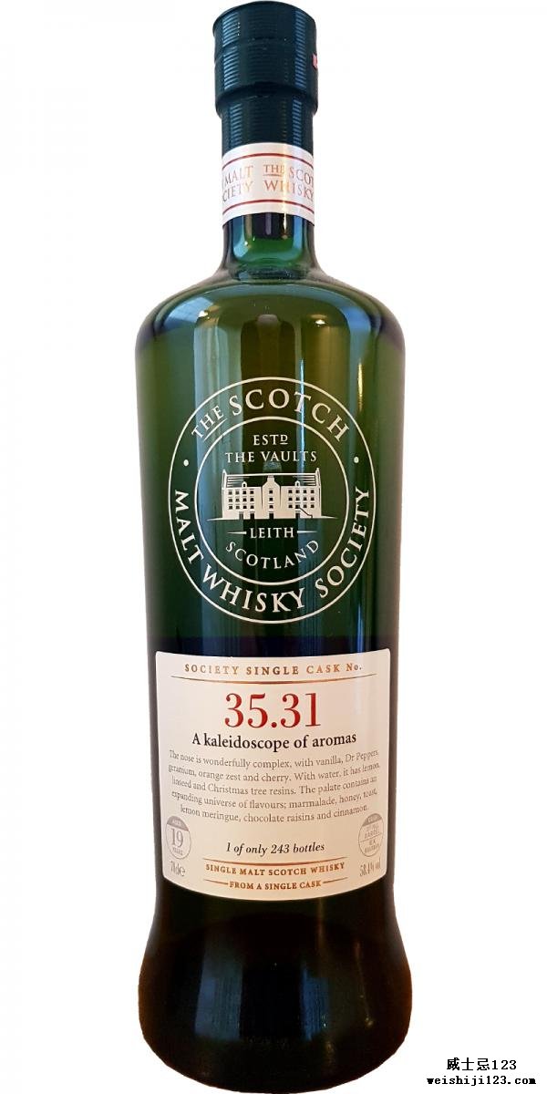 Glen Moray 1990 SMWS 35.31