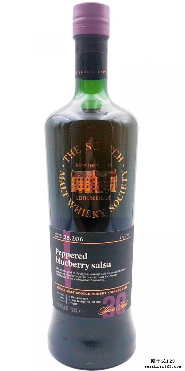 Glen Moray 1987 SMWS 35.206