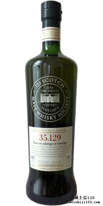 Glen Moray 1987 SMWS 35.129