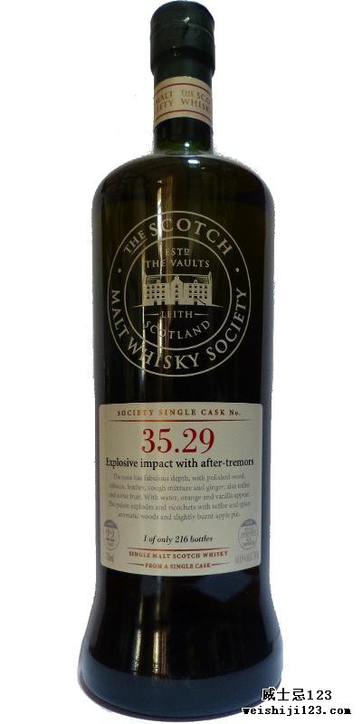 Glen Moray 1986 SMWS 35.29