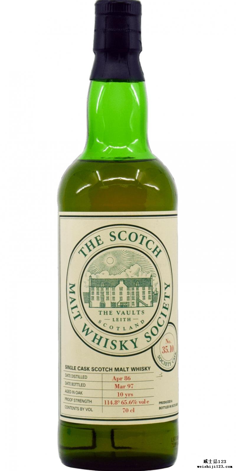 Glen Moray 1986 SMWS 35.10