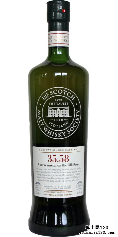 Glen Moray 1984 SMWS 35.58